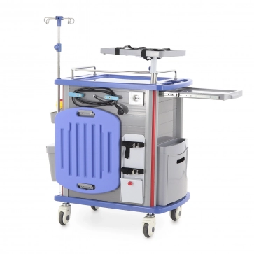 Тележка медицинская MED-MOS ЕТ850-01 ТМ-020АН-00 белый - 3